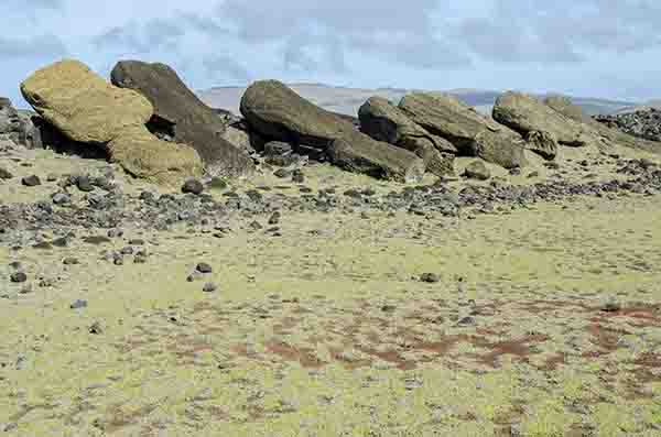 213 - Chile - isla de Rapa Nui o Pascua - Ahu Hanga Te'e
